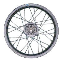 HMParts Alu Felge hinten 14 Zoll Typ 17 schwarz Pit Bike Dirt Bike Cross