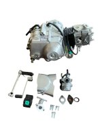 HMParts Motor 50 ccm Halbautomatik E-Start &amp; Kickstarter
