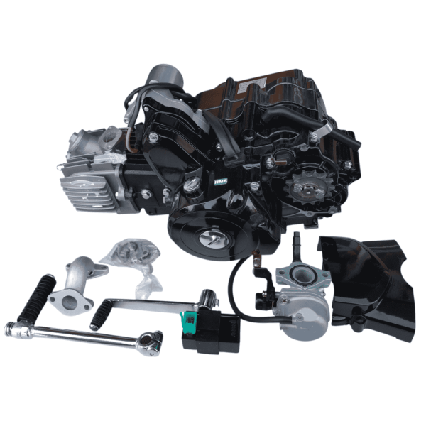 Motor Set 125 ccm 4-Gang Anlasser oben & Kickstarter