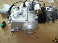 HMParts Motor Set 125 ccm 4-Gang Anlasser oben & Kickstarter