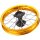 Alu Felge eloxiert 14 Zoll hinten gold 15 mm Typ2 Pit Dirt Bike Cross