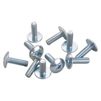 10x Verkleidungsschaube Schraube Kreuzschlitzschraube 6x20mm M6