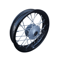 Felge Stahlfelge Speichenfelge vorne schwarz extra breit...