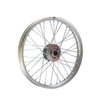 HMParts Pit Bike Dirt Bike Moto Cross ALU-Felge eloxiert 19 Zoll vorne Silber