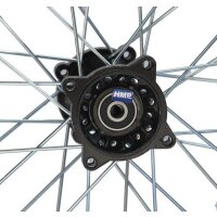 Alu Felge eloxiert 16 Zoll hinten Typ 2 schwarz (15mm) Dirt Pit Bike Cross
