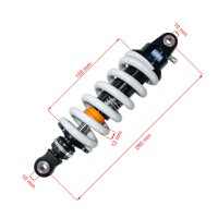 Federbein 280 mm einstellbar in zug- und Druckstufe 3200 N