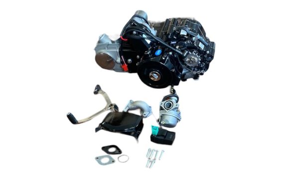 HMParts ATV Quad Motor SET 125 ccm vollautomatik / Rückwärtsgang E-Starter oben