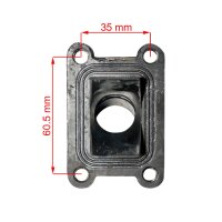 Ansaugkrümmer Ansaugstutzen NRG50 SX50 KXD MOTO PRO etc. HMParts