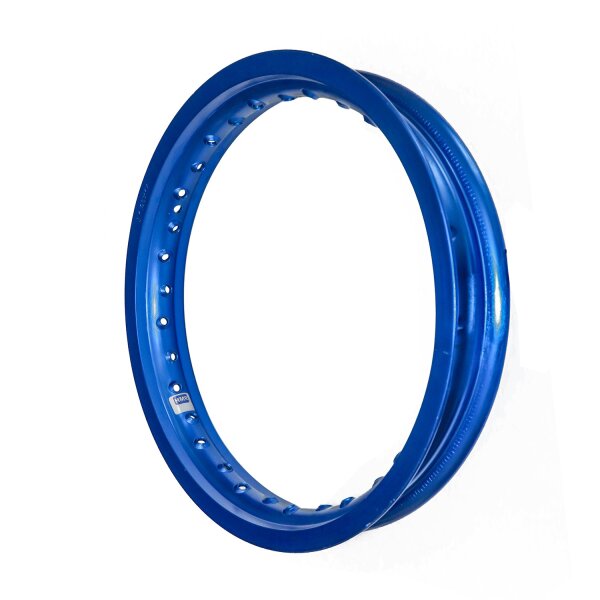 HMParts Felgenring Felge Alu blau 1.85x14 Zoll 32H Dirt Pit Bike Motocross