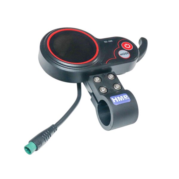 Display mit Daumengas 36V USB TF-100 E-Scooter Elektroroller
