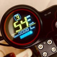 Display mit Daumengas 36V 48V 6-pin USB TF-100 E-Scooter Elektroroller Kugoo M4