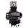 Motor Set 125 ccm halbautomatik E - Anlasser unten und Kickstarter schwarz HMParts