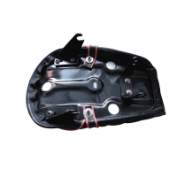 Monkey Replika Skyteam Skymini 50 & 125ccm Sitzbank Sitz schwarz mit rotem Keder