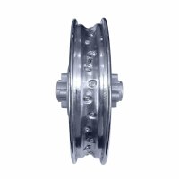 Hinterradfelge Stahl Felge 10 Zoll hinten chrom Pit Bike Dirt Bike Cross HMParts