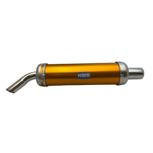 Auspuffendtopf Performance Alu neu Gold TYP2 Dirt Bike Pit Bike 4 Takt