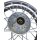 Hinterradfelge Stahl Felge 12 Zoll hinten chrom Pit Dirt Bike Cross 2. Wahl