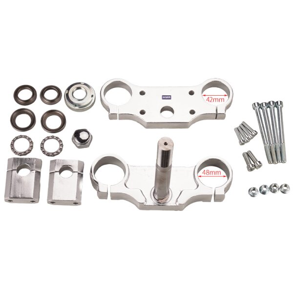 Upside Down Gabelbrücke 42/48mm Alu Typ 1 Dirt Bike Pit Bike HMParts