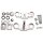 Upside Down Gabelbrücke 42/48mm Alu Typ 1 Dirt Bike Pit Bike HMParts