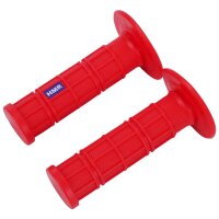 Griffgummi Lenkergummi Set 22 / 24 mm für Lenker mit Drehgasgriff Rot ATV Quad HMParts