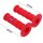 Griffgummi Lenkergummi Set 22 / 24 mm für Lenker mit Drehgasgriff Rot ATV Quad HMParts