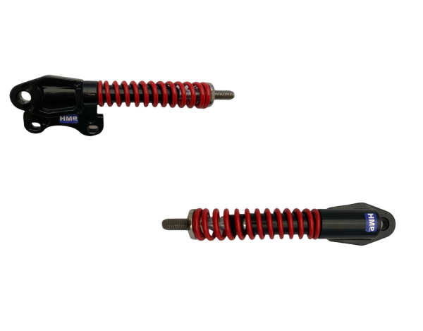 Stossdämpfer Federbeine 190mm vorne für 8" Rad schwarz/rot E Scooter Elektroroller HMParts 