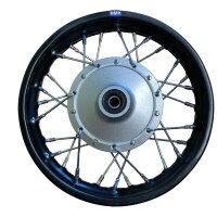 Stahl Felge Trommelbremse 10 Zoll vorne schwarz Pit Dirt Bike Cross HMParts
