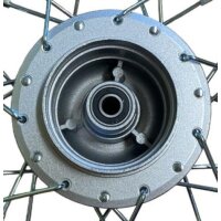 Stahl Felge Trommelbremse 10 Zoll vorne schwarz Pit Dirt Bike Cross HMParts