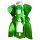 HMParts Quad ATV Bashan BS200S-7 Plastik Set grün / weiss