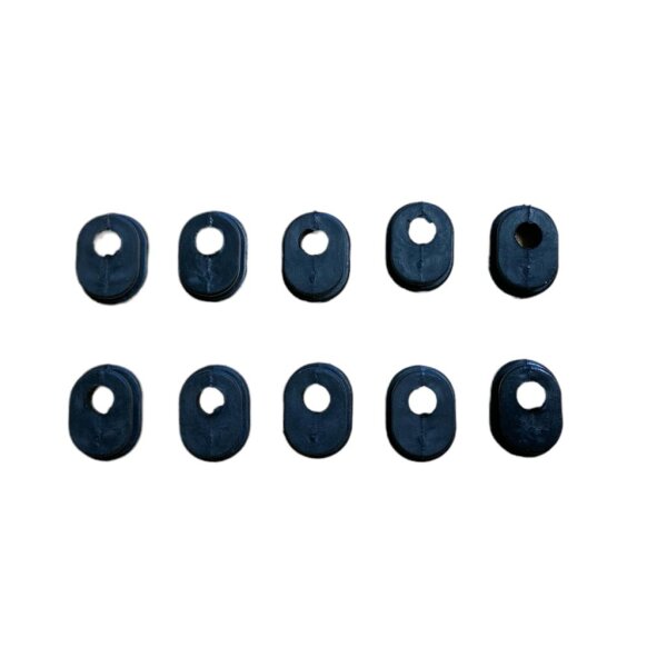 10x Gummitülle Beilagscheibe 15 x 9 x 8mm für Verkleidung Dirtbike Pitbike HMParts