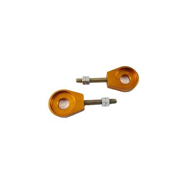 HMParts Dirt Bike Pit Bike Moto Cross Orion Kettenspanner  Typ11 12mm Gold