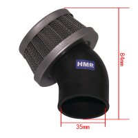 Luftfilter 45° 35mm Pocket Bike