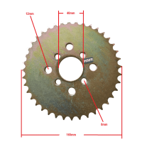 Ritzel Kettenrad hinten 428, 40 Zähne