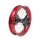 Alu Felge eloxiert 10 Zoll hinten rot Typ 2 12mm