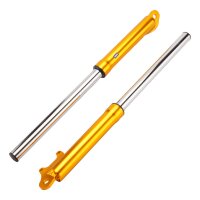 Standrohr Set gold Dirt Bike Pocket Cross Mini Cross 2-Takt HMParts