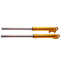 Standrohr Set gold Dirt Bike Pocket Cross Mini Cross 2-Takt HMParts