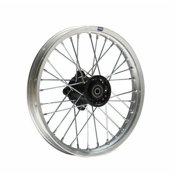 Alu Felge eloxiert 14 Zoll vorne silber 15 mm Typ2 Pit Dirt Bike Cross