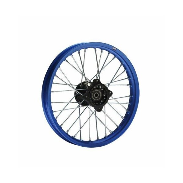 Alu Felge eloxiert 14 Zoll vorne blau 15 mm Typ2 Pit Dirt Bike Cross