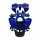 Verkleidung Plastik Set ATV Quad 125 ccm blau