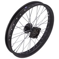 Stahl Felge 17 Zoll vorne schwarz 15 mm Typ2  Pit Dirt Bike Cross