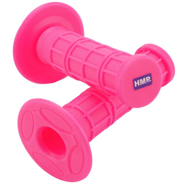 ATV Quad Griffgummi Lenkergummi Set 22 / 24 mm Lenker mit Drehgasgriff pink