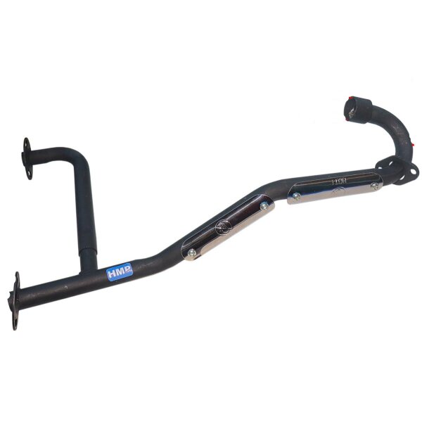 Auspuffkrümmer zweiflutig schwarz Typ2, 125 - 250 ccm