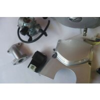 HMParts Motor Set 70 ccm 4-Gang 1N234 Kick & E-Starter unten Dirtbike Pitbike