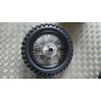 Alu Felgen SET Eloxiert 12 / 12 Zoll Schwarz Dirtbike Cross Pitbike 4-Takt