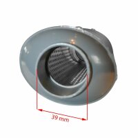 Perf. Auspuff / Schwarz Endtopf/Aufnahme 39mm Dirt Bike Pit Bike 110-150 ccm