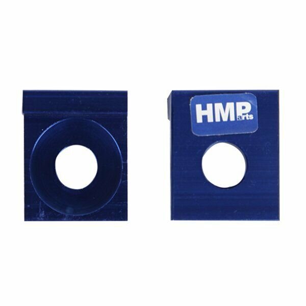 HMParts Kettenspanner Typ10 - 12mm Blau Dirt Bike Pit Bike Moto Cross DAX