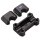Gabelbrücken Set Typ 7 schwarz 200mm UP Side Down Alu Dirt Bike Pit Bike HMParts