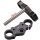 Gabelbrücken Set Typ 7 schwarz 200mm UP Side Down Alu Dirt Bike Pit Bike HMParts