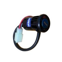 HMParts Tankdeckel 34mm Zündschloss Set Chrom T2 Monkey Replika Skyteam Zhenhua