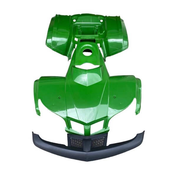 Verkleidung Plastik Set ATV Quad HMP Ranger grün mit Stossstange