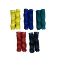 2x Gabel Faltenbälge Faltenbalg Gabelschützer 235x32mm Motocross Pitbike HMParts